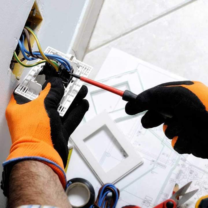 Installation électrique par un professionnel